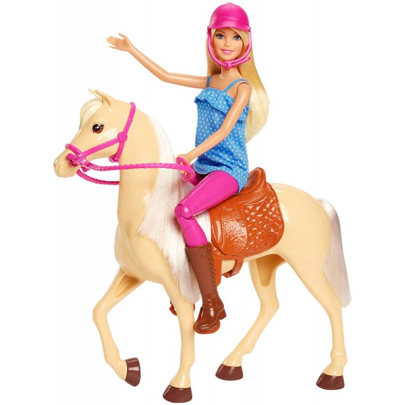 Barbie Dukke med hest FXH13 Bedste Heaven4kids.dk