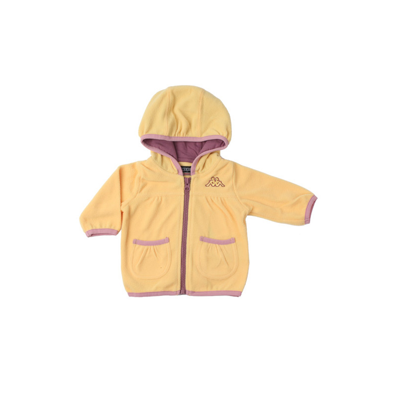 Kappa Fleece gul - kvalitetstøj til børn på Just4Kids.dk