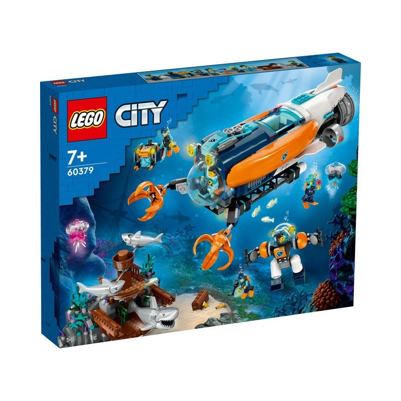 Hver uge gift afstemning LEGO City Dybhavsudforsknings-ubåd 60379 - Multi Bestil Online |  Heaven4kids.dk