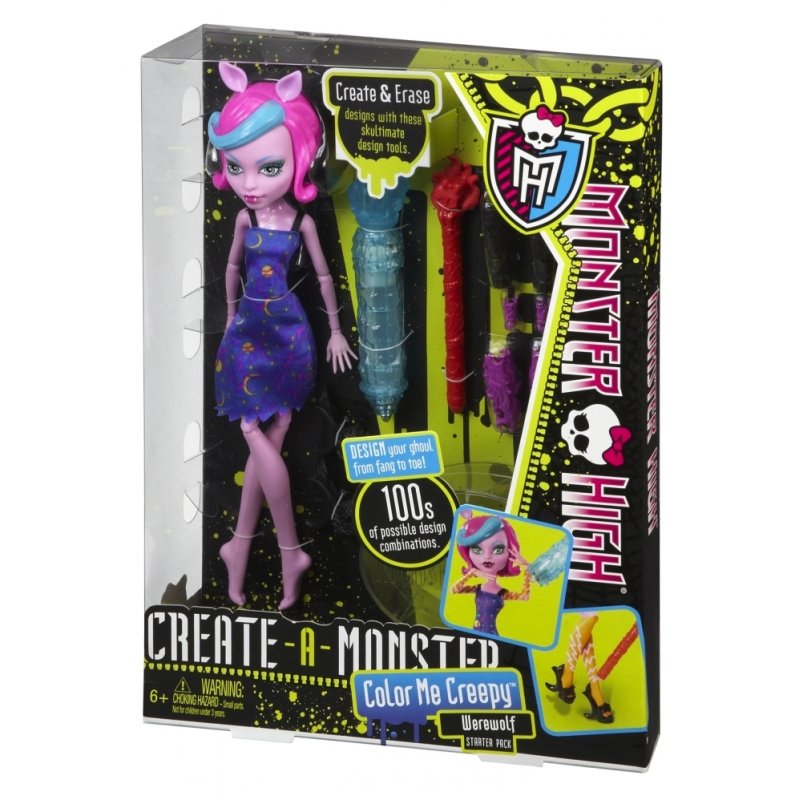 Monster High | Create-A-Monster Color Me Creepy™ Warewolf